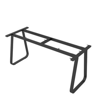 简约办公电脑桌腿支架餐桌岛台脚碳素钢写字书桌架茶台茶几桌脚架