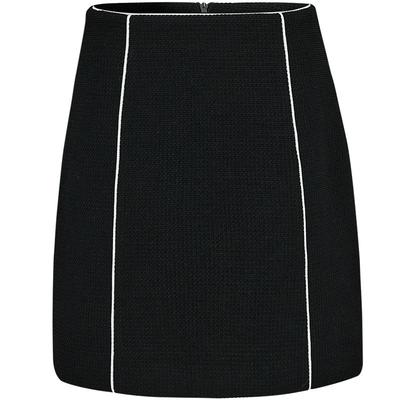 曼德诗短裙A字裙通勤半身裙