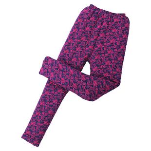 冬季中老年手工纯棉花女士保暖裤子修身显瘦内穿成人加厚高腰棉裤