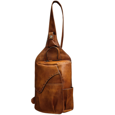 HANMIIS新款头层牛皮斜挎包