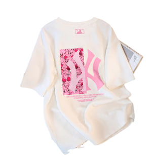 【奥莱专区】星之卡比联名短袖t恤女生夏季新款潮牌大版粉色体恤