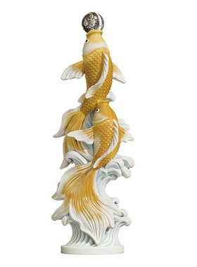 豪译年年有余摆件乔迁新居体面