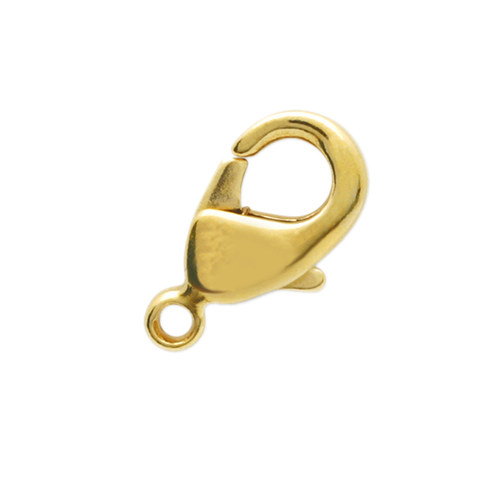 日本贵和配件龙虾扣镀金银色进口手工饰品DIY拉链扣材料