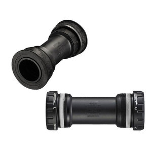 SHIMANO MT501 MT800 MT801B BB52 BB71山地车螺纹压入式一体中轴