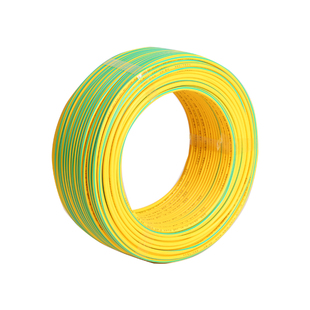 黄绿双色接地线4/6/10/16/25/35/50平方多股软线铜包铝双色接地线