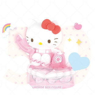 MINISO名创优品Hellokitty50周年纪念系列盲盒摆件可爱玉桂狗手办