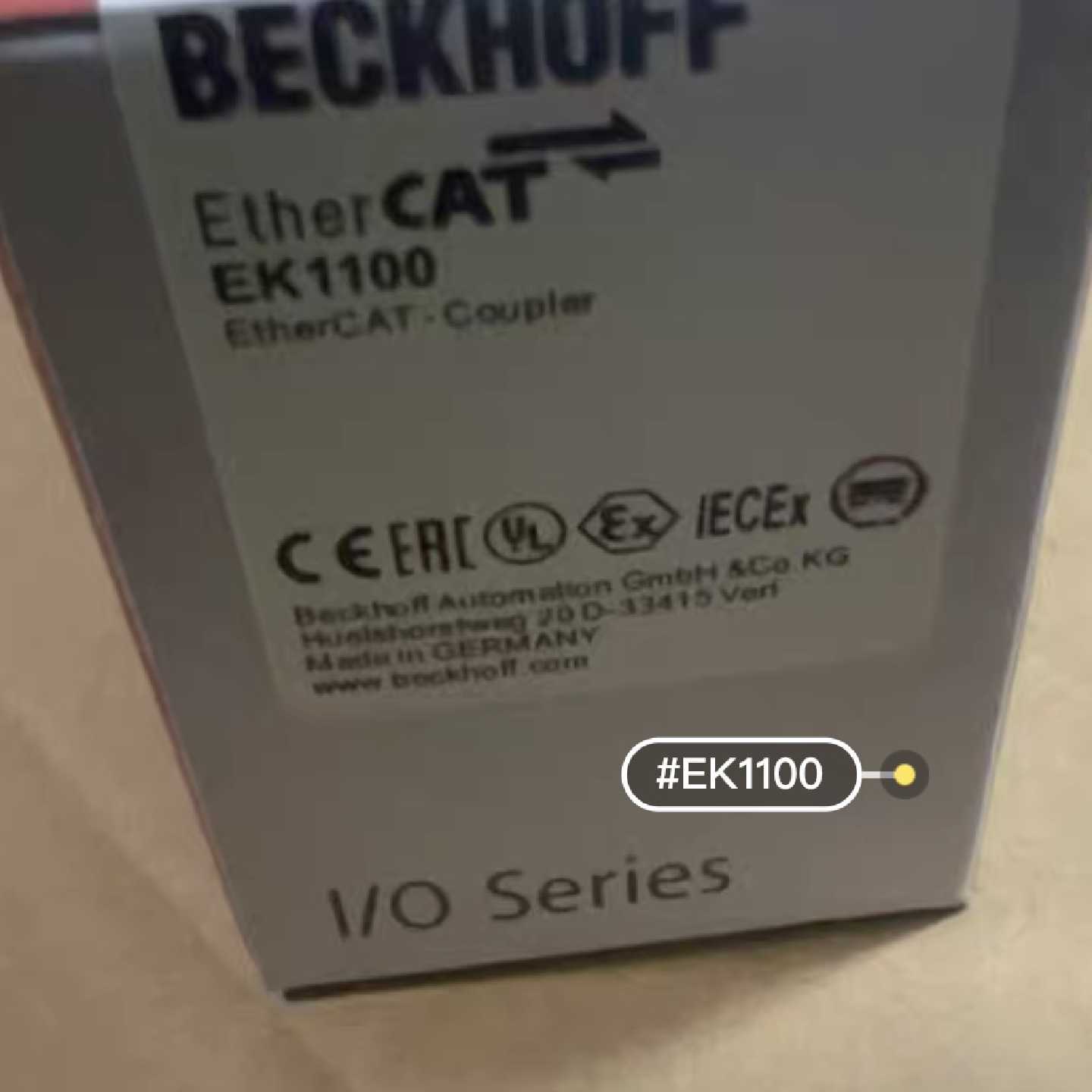 议价倍福BECKHOFF EtherCAT耦合器 EK1100 原装进口 其他型号问客
