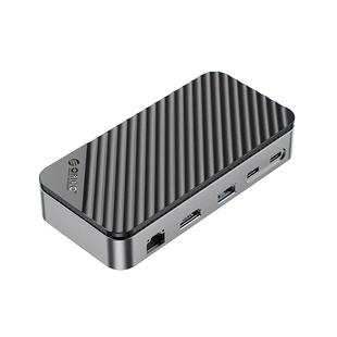 ORICO奥睿科雷电3M.2硬盘盒扩展坞桌面typec拓展坞4TB扩容兼容雷电4usb4转换器40Gbps适用手机笔记本平板电脑