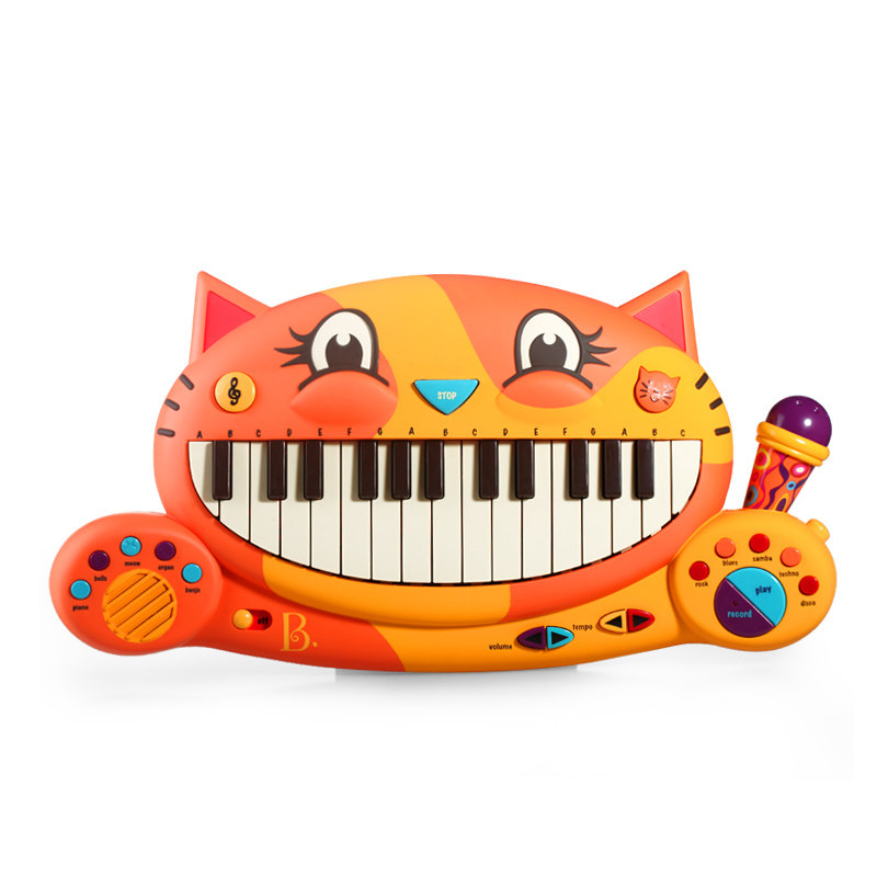 b.toys比乐大嘴猫儿童玩具音乐琴