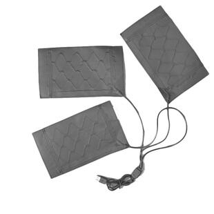 5V热敷USB一拖三碳纤维发热丝发热片护腰腹部居家冬装DIY无魔术贴