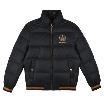 雷迪波尔烫印休闲时尚立领羽绒服