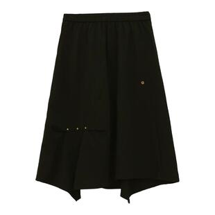 it'real瑞尔秋季新款闭眼入设计感不规则下摆伞裙下装