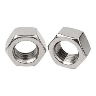 304不锈钢六角螺母螺帽螺栓螺丝帽大全M1M2M3M4M5M6M8M10M12-M64