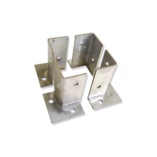 防腐木葡萄架底座柱子脚套立柱梁固定角码栅栏围栏套筒连接件镀锌