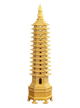文昌塔摆件十三层纯铜九层