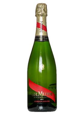 GH MUMM 玛姆红带香槟起泡葡萄酒 送礼聚会法国原瓶进口正品行货