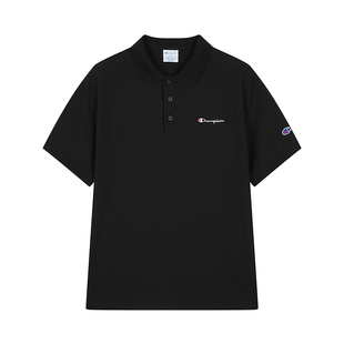 [凉感]Champion冠军短袖POLO衫男26夏季新款情侣机能翻领潮牌T恤