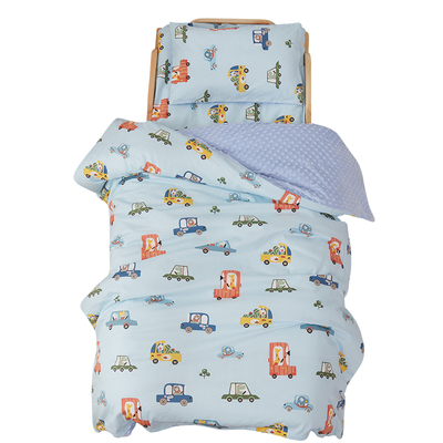 A类婴儿被罩豆豆绒被套秋冬