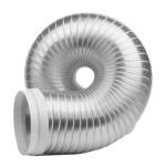 抽油烟机排烟管厨房排气管烟机排风管烟道加厚铝管子通风管道配件