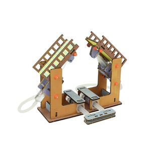 科学小制作液压开合桥儿童学生益智教具教材物理科学实验材料包