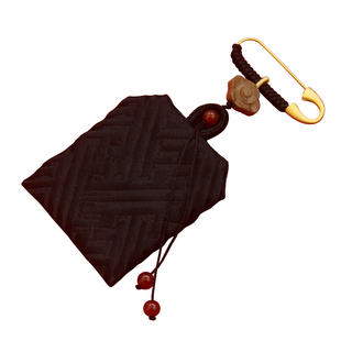 本命年护身符袋免缝三角形福袋空袋宝宝压惊别针老爷符保护套挂脖