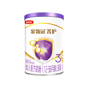 【天猫U先】伊利金领冠菁护3段乳铁升级幼儿牛奶粉130g*1罐