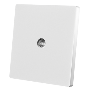 国际电工86型有线电视插座面板TV闭路电视电脑网络接口一体插座