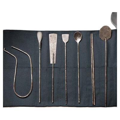 见素香坊匠人手作银制香具七件套