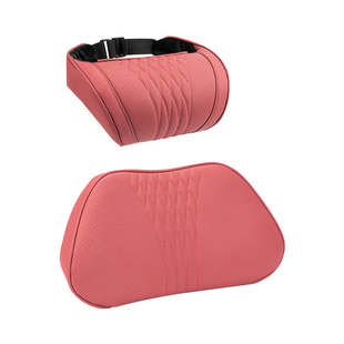 适用宝马头枕火山红汽车护颈枕x5/x3/x1三系五系i3车用座椅靠枕头