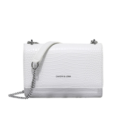 法国小众奢品真皮鳄鱼纹女包