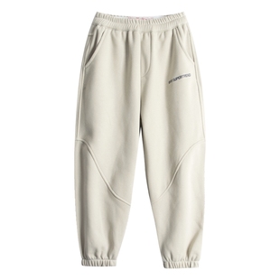 男童秋冬韩范加绒休闲运动卫裤2025新款中大儿童男孩冬季宽松裤子