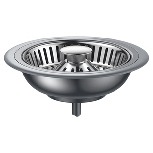 浅老式水槽过滤网厨房洗菜盆弹跳芯过滤器洗碗池漏水塞通用封口盖