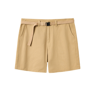 韦恩泽维尔加肥加大宽松调节腰带纯棉大码短裤五分裤休闲裤男9030