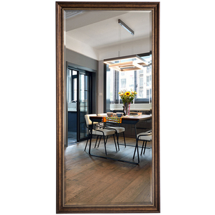 BOLEN壁挂穿衣镜全身镜子落地镜试衣镜服装店镜子卧室复古大镜子