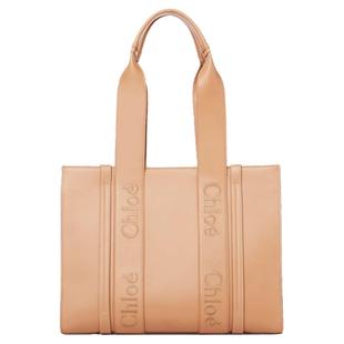 【限时折扣】Chloe蔻依 WOODY中号小牛皮单肩手提大容量托特包