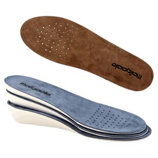 内增高鞋垫男士全垫吸汗防臭透气皮鞋真高鞋垫舒适运动后跟垫2cm