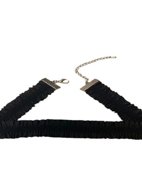 原宿暗黑软妹子蕾丝气质街拍港风choker摇滚朋克项圈脖带颈带饰品