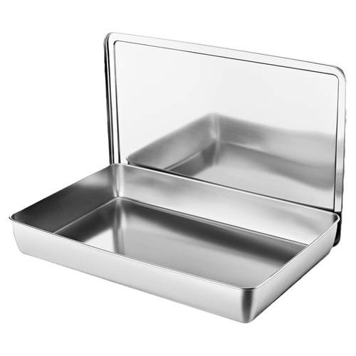 冰粉摆摊工具冰粉盘带盖不锈钢商用全套凉粉配料盒调料神器【Q】