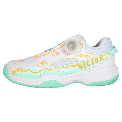 VICTOR威克多胜利儿童羽毛球鞋男女孩青少年学生运动防滑鞋耐磨