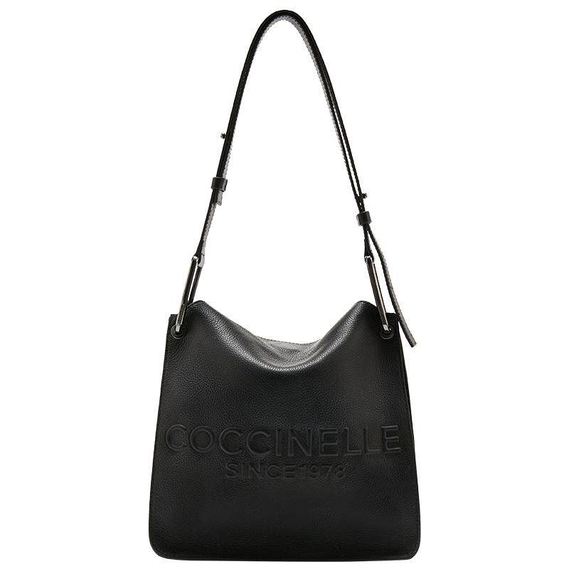 小号报童包COCCINELLE可奇奈尔手工软皮牛皮包单肩斜挎轻便大容量