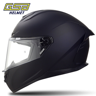 gsb361摩托车头盔男女全覆式机车个性赛车安全头盔四季款街车头盔