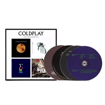 【原装进口】酷玩乐队套装专辑 X&Y 心血来潮 Coldplay 4CD唱片