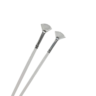 NPC定制 透明才干净 加密笔毛优质扇形渐变笔 余粉扫扫笔美甲工具