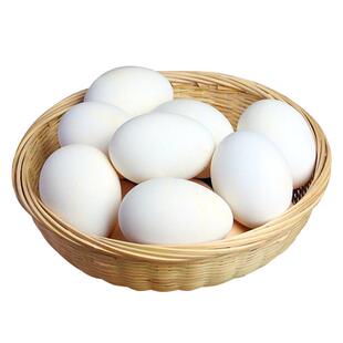 耕果妙农家散养鹅蛋6/12枚新鲜大鹅蛋孕妇特大鹅蛋 京东快递