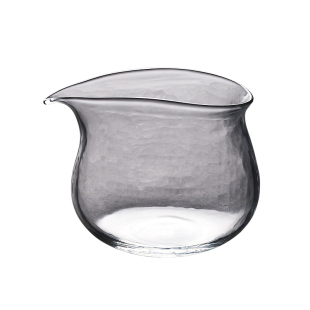 九土玻璃公道杯耐热分茶器高硼硅茶海茶具配件功夫茶具锤纹匀杯