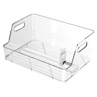 桌面书架亚克力儿童桌上放绘本书籍书立收纳盒透明固定文件置物架