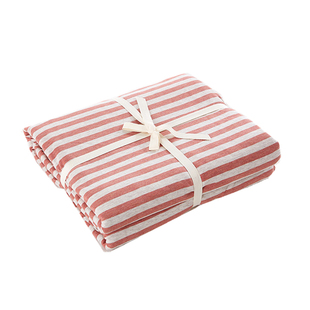 定做天竺棉被套纯色纯棉被罩 定制全棉条纹简约针织棉被套单双人