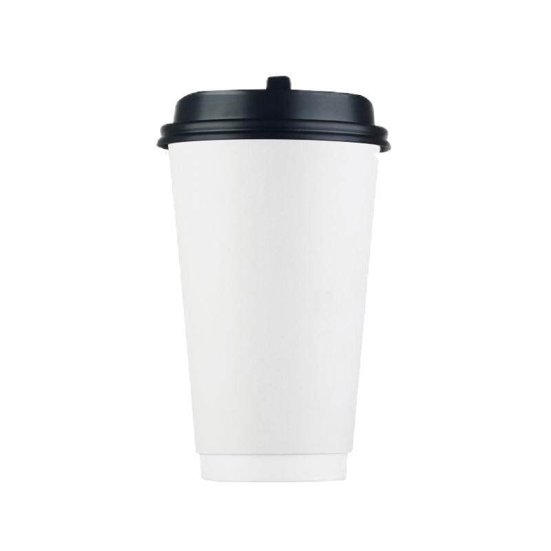 一次性咖啡纸杯加厚带盖奶茶杯