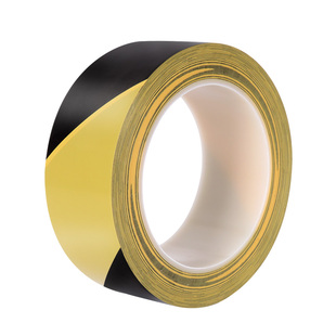 pvc黄黑警示胶带厚耐磨消防胶带防水安全消防警示胶带线地贴地面警示胶带易清理车间地面划线胶带斑马线胶带