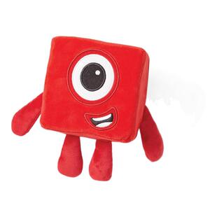 美国Numberblocks联名款数字积木毛绒人偶数字1数学启蒙儿童幼儿